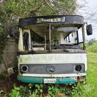 PAS/ONIBUS, M.B/M.BENZ O 364 11R, BRANCA, DIESEL, 1986/1986, CHASSI: 36410113054155, RENAVAM: 267073275, NO ESTADO EM QUE SE ENCONTRA.