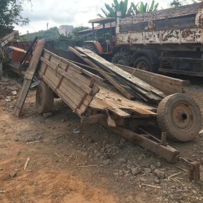 CARRETA AGRICOLA ,  NO ESTADO EM QUE SE ENCONTRA.