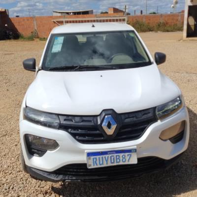 AUTOMOVEL RENAULT/KWID ZEN 2, 2022/2023, ALC/GASOL, BRANCA, CHASSI: 93YRBB003PJ330300, RENAVAM: 01318724675, NO ESTADO EM QUE SE ENCONTRA.