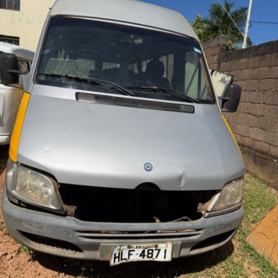 MICROONIBUS, I/M.BENZ 413CDI SPRINTERM, DIESEL, PRATA, 2010/2011, CHASSI: 8AC904663BE042570, RENAVAM: 00274704730, NO ESTADO EM QUE SE ENCONTRA.