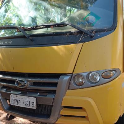 ONIBUS, MPOLO/VOLARE V8L 4X4 EO, AMARELA, 2012/2013, DIESEL, CHASSI: 93PB58M1MDC045018, RENAVAM: 00525038531, NO ESTADO EM QUE SE ENCONTRA.