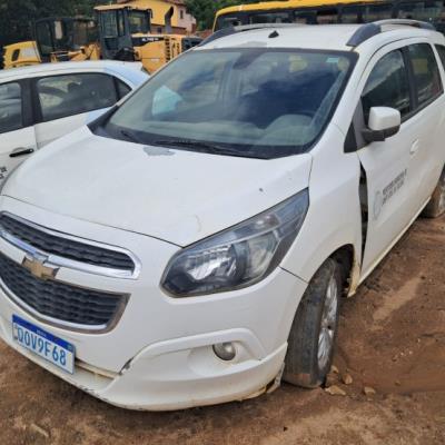 AUTOMOVEL CHEV/SPIN 1.8L MT LTZ, ALCOOL/GASOLINA, BRANCA, 2018/2018, CHASSI: 9BGJC7520JB231273, RENAVAM: 01159698896, NO ESTADO EM QUE SE ENCONTRA.