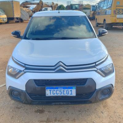 AUTOMOVEL CITROEN/C3 LIVE PK 1.0, 2024/2024, ALC/GASOL, BRANCA, CHASSI: 935CEFC2CRB552716, RENAVAM: 01399051340, NO ESTADO EM QUE SE ENCONTRA.