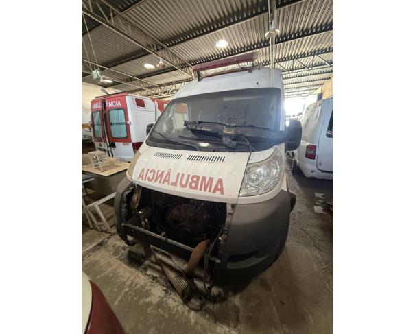 Foto de CAMINHONETE I/FIAT DUCATO RONTEC AMB, DIESEL, BRANCA, 2019/2019, CHASSI: 3C6DFVDK1KE546851, RENAVAM: 01219733510, NO ESTADO EM QUE SE ENCONTRA.