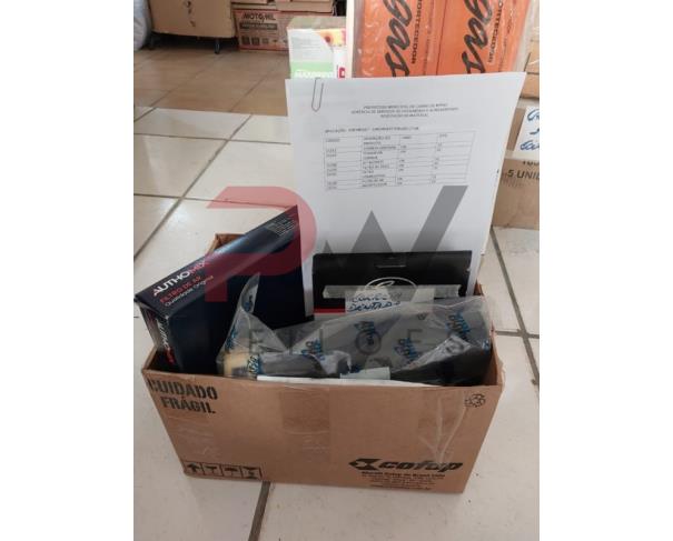 Foto de LOTE CONTENDO PEÇAS  NOVAS PARA VEICULO CHEVROLET - CHEVROLET/CRUIZE LT HB ( 01 CORREIA DENTADA; 01 TENSOR DA CORREIA  ; 01 KIT BATENTE;01  FILTRO DE ÓLEO; 01 FILTRO COMBUSTÍVEL; 01 FILTRO DE AR; 02 AMORTECEDOR) , NO ESTADO EM QUE SE ENCONTRA.