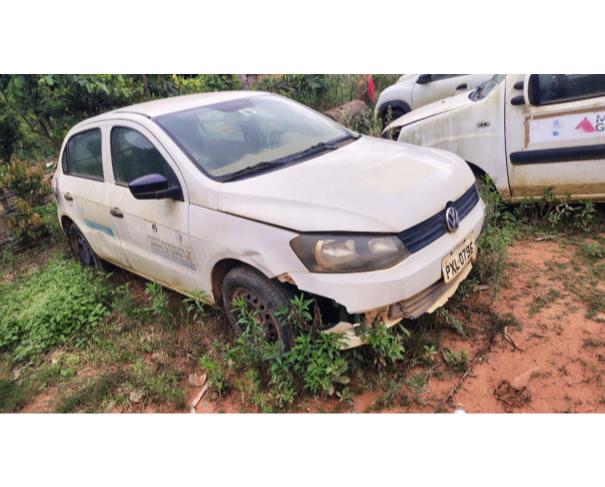 Foto de VW GOL SPECIAL MB PASSAGEIRO AUTOMOVEL, BRANCA, ALCOOL/GASOLINA, 2016/2016, RENAVAM: 01079807737, CHASSI: 9BWAA45U7GP514519, NO ESTADO EM QUE SE ENCONTRA.