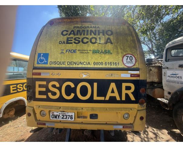 Foto de ONIBUS, MPOLO/VOLARE V8L 4X4 EO, AMARELA, 2013/2014, DIESEL, CHASSI: 93PB58M1MEC049361, RENAVAM: 00996838937, NO ESTADO EM QUE SE ENCONTRA.