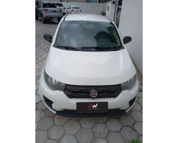 Foto de PAS/AUTOMOVEL FIAT/MOBI LIKE, ALCOOL/GASOLINA, BRANCA, 2018/2019, CHASSI: ...73743, NO ESTADO EM QUE SE ENCONTRA.