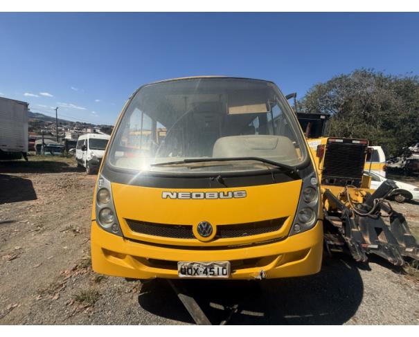Foto de ONIBUS, VW/NEOBUS MINI ESC, AMARELA, 2018/2019, DIESEL, CHASSI: 9532M52P0KR910407, RENAVAM: 01162086006, NO ESTADO EM QUE SE ENCONTRA.