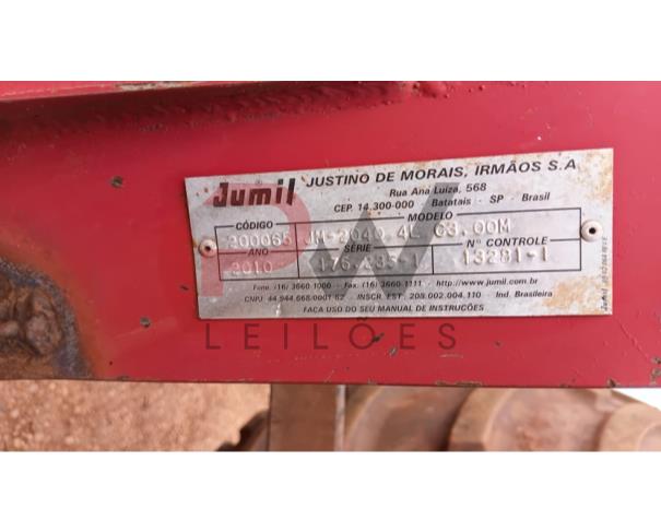 Foto de LOTE CONTENDO PLANTADEIRA JUMIL, JM-2040 4L C3.00M, ANO 2010, NO ESTADO EM QUE SE ENCONTRA.