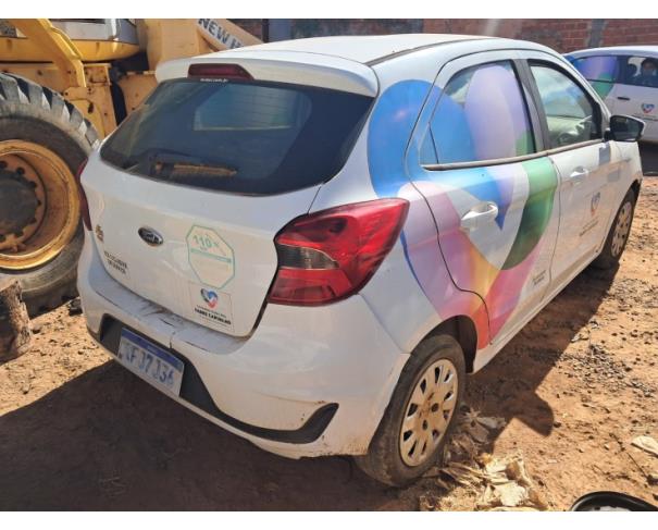 Foto de AUTOMOVEL FORD/KA SE 1.0 HA C, ALCOOL/GASOLINA, BRANCA, 2020/2021, CHASSI: 9BFZH55L1M8048006, RENAVAM: 01235814359, NO ESTADO EM QUE SE ENCONTRA. 