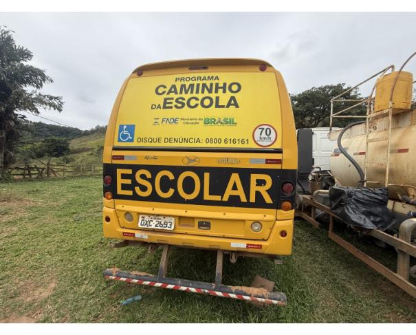 Foto de ONIBUS MPOLO/VOLARE V8L 4X4 EO, DIESEL, AMARELA, 2013/2014, CHASSI: 93PB58M1MEC050592, RENAVAM: 00995803790, NO ESTADO EM QUE SE ENCONTRA.
