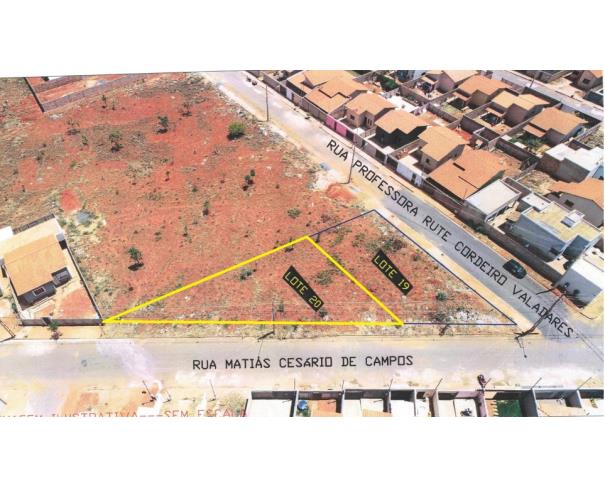 Foto de IMÓVEL URBANO: Área Institucional. Um lote de terreno nº 235, Quadra 50, setor 16, com a área de 269,41m², situado nesta cidade de Pompéu/MG, bairro Morada do Sol, na Rua Matias Cesário de Campos, NO ESTADO EM QUE SE ENCONTRA.