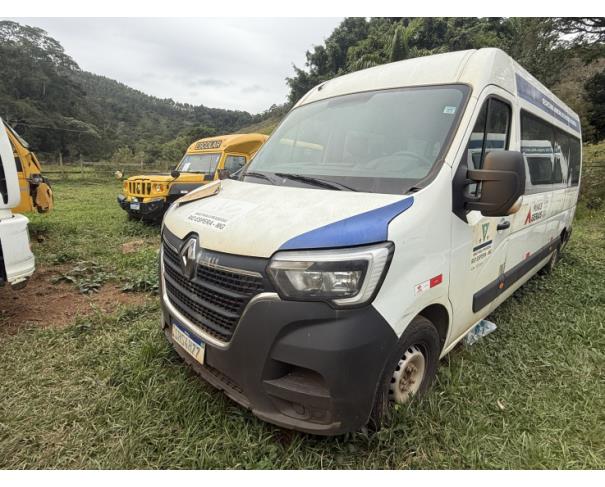 Foto de MICROONIB RENAULT/MASTER JI MBUS C, DIESEL, BRANCA, 2023/2024, CHASSI: 93YF6200XRJ610287, RENAVAM: 01337425734, NO ESTADO EM QUE SE ENCONTRA.