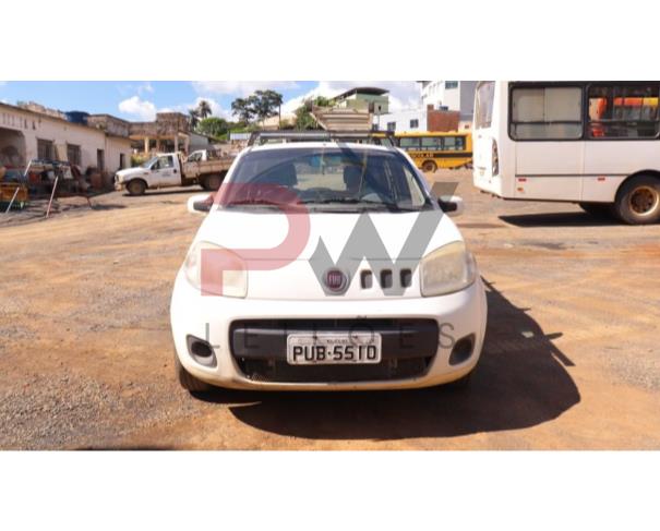 Foto de UNO ECONOMY 0,5L 088CV 1400  FAB FIAT COR BRANCA PLACA PUB-5510 ANO FAB/MOD 2014/2014 COMBUSTÍVEL FLEX CHASSI 9BD195173E0587308 RENAVAM 1009864073 , NO ESTADO EM QUE SE ENCONTRA.