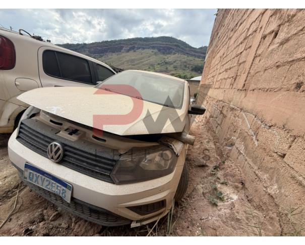 Foto de AUTOMOVEL VW/GOL 1.0L MC4, ALCOOL/GASOLINA, 2019/2020, CHASSI: 9BWAG45U4LT102588, RENAVAM: 01227098569, NO ESTADO EM QUE SE ENCONTRA.