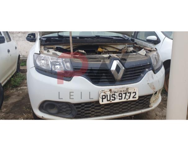 Foto de PASSAGEIRO / AUTOMOVEL RENAULT/SANDERO AUTH 10, ALCOOL/GASOLINA, 2014/2015, PLACA PUS-9772, CHASSI: 93Y5SRD04FJ509896, RENAVAM: 01018090174, NO ESTADO EM QUE SE ENCONTRA. 