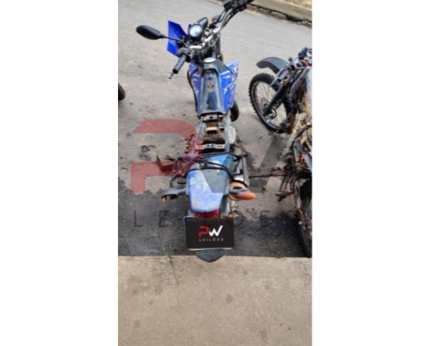 Foto de MOTOCICLE YAMAHA/XTZ 125E, GASOLINA, AZUL, 2013/2014, CHASSI: ...35203,  NO ESTADO EM QUE SE ENCONTRA.