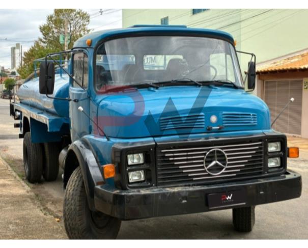 Foto de CAMINHAO M.B./M.BENZ L 1113, DIESEL, AZUL, 1972/1972,  NO ESTADO EM QUE SE ENCONTRA.