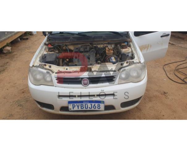 Foto de PASSAGEIRO / AUTOMOVEL FIAT/PALIO FIRE, ALCOOL/GASOLINA, BRANCA, 2016/2016, PLACA PYB-0J68, CHASSI: 9BD17122ZG7579733, RENAVAM: 01091231858, NO ESTADO EM QUE SE ENCONTRA. 