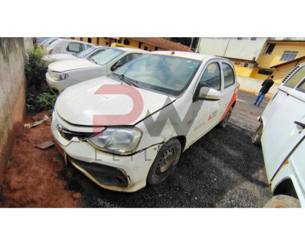 Foto de AUTOMOVEL TOYOTA/ETIOS HB X 13L MT, 2018/2018,BRANCA, ALCOOL/GASOLINA, CHASSI: ...10911, NO ESTADO EM QUE SE ENCONTRA.