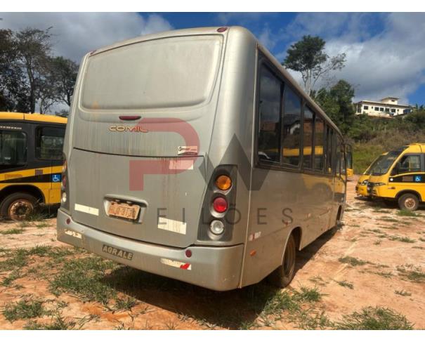 Foto de PASSAGEIRO / ONIBUS AGRALE/COMIL PIA ROD O, 2011/2012, DIESEL, PRATA, PLACA HLQ-3130, RENAVAM: 00450608263, CHASSI: 9BYC22Y1SCC005386, NO ESTADO EM QUE SE ENCONTRA.