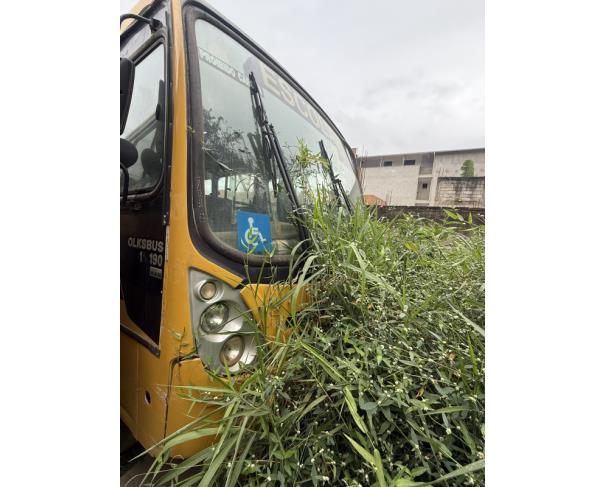 Foto de ONIBUS VW/15.190 EOD E.S.ORE, DIESEL, AMARELA, 2012/2013, CHASSI: 9532E82W0DR304968, RENAVAM: 00507283481, NO ESTADO EM QUE SE ENCONTRA.