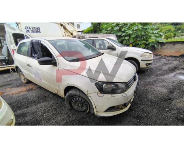 Foto de AUTOMOVEL VW/NOVO GOL 1.0, 2014/2014, BRANCA, ALCOOL/GASOLINA, CHASSI: ....59652, NO ESTADO EM QUE SE ENCONTRA.
