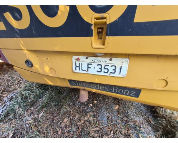 Foto de ONIBUS M.BENZ/INDUSCAR FOZ U, DIESEL, AMARELA, 2010/2010, CHASSI: 9BM384067AB724249, RENAVAM:00226541860, NO ESTADO EM QUE SE ENCONTRA. 
