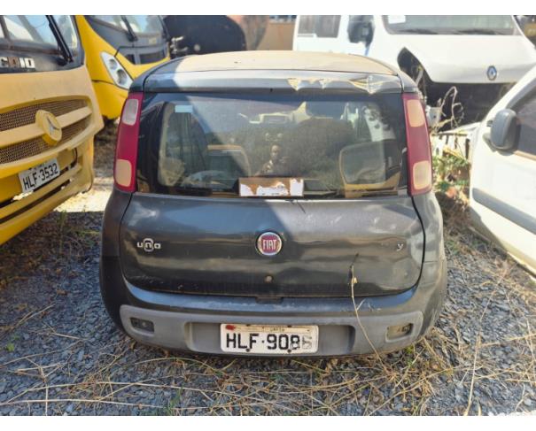 Foto de AUTOMOVEL FIAT/UNO VIVACE 1.0, ALCOOL/GASOLINA, CINZA, 2012/2013, CHASSI: 9BD195152D0349405, RENAVAM: 00469792167, NO ESTADO EM QUE SE ENCONTRA. 