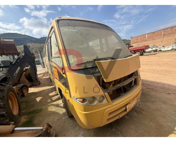 Foto de ONIBUS MARCOPOLO/VOLARE VBL ESC, DIESEL, 2008/2009, AMARELA, CHASSI: 93PB42G3P9C027813, RENAVAM: 117532347, NO ESTADO EM QUE SE ENCONTRA.