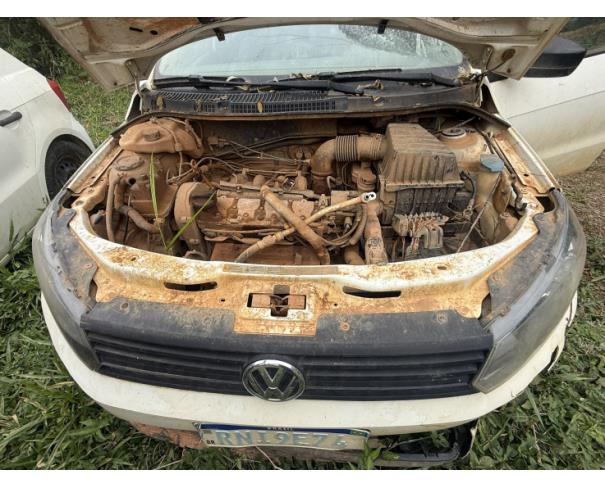 Foto de AUTOMOVEL VW/GOL 1.6L MB5, ALCOOL/GASOLINA, BRANCA, 2021/2022, CHASSI: 9BWAB45U6NT050639, RENAVAM: 01269888614, NO ESTADO EM QUE SE ENCONTRA. 