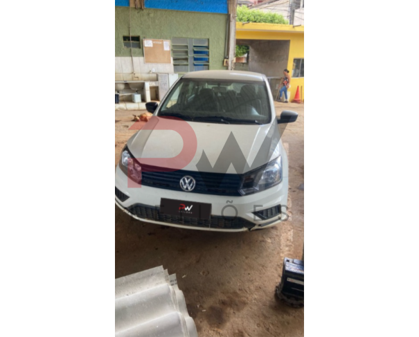 Foto de AUTOMOVEL VW/GOL 1.0L MC4, 2020/2021, ALC/GASOL, BRANCA, CHASSI: ...36242, NO ESTADO EM QUE SE ENCONTRA.