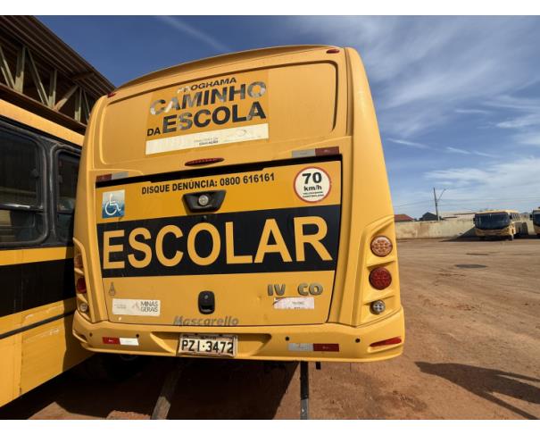 Foto de ONIBUS IVECO/GRANCLASS 150S21E, DIESEL, AMARELA, 2016/2017, CHASSI: 93ZA01LF0H8930882, RENAVAM: 01114103729, NO ESTADO EM QUE SE ENCONTRA.