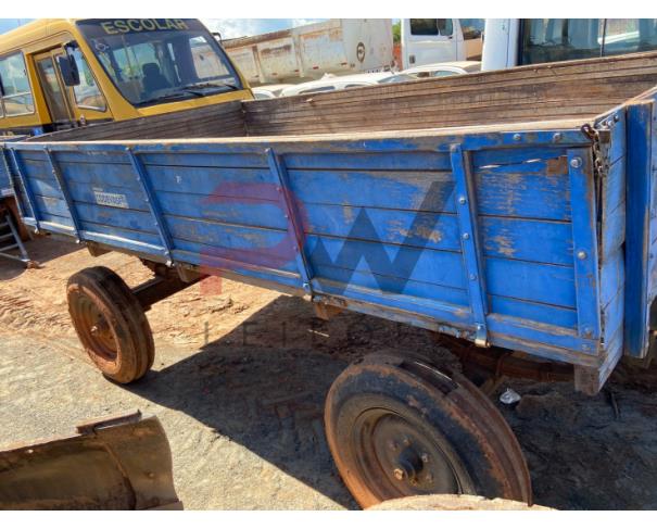 Foto de CARRETA DE TRATOR MARCA V-MAQ. NO ESTADO EM QUE SE ENCONTRA.