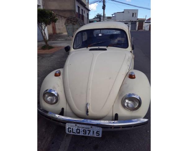 Foto de PASSAGEIRO / AUTOMOVEL VW/FUSCA 1300, 1981/1981, GASOLINA, BEGE, PLACA GLQ - 9715, RENAVAM: 00261628070, CHASSI: B0285963, NO ESTADO EM QUE SE ENCONTRA.