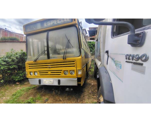 Foto de PAS/ONIBUS M.B / M.BENZ OF 1315, 1993/1993, DIESEL, AMARELA, RENAVAM: 00317637045, CHASSI: 9BM384098PB981473, NO ESTADO EM QUE SE ENCONTRA.