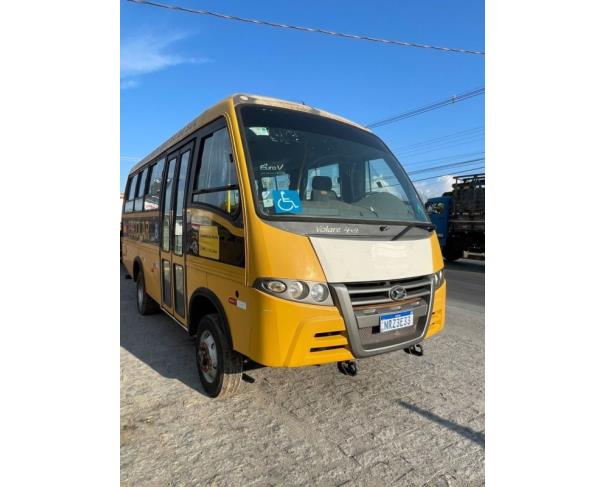 Foto de PASSAGEIRO / ONIBUS MPOLO/VOLARE V8L 4X4 EO, 2012/2013, DIESEL, AMARELA, PLACA NRZ – 3E33, RENAVAM: 00508083265,, CHASSI: 93PB58M1MDC045464, NO ESTADO EM QUE SE ENCONTRA.