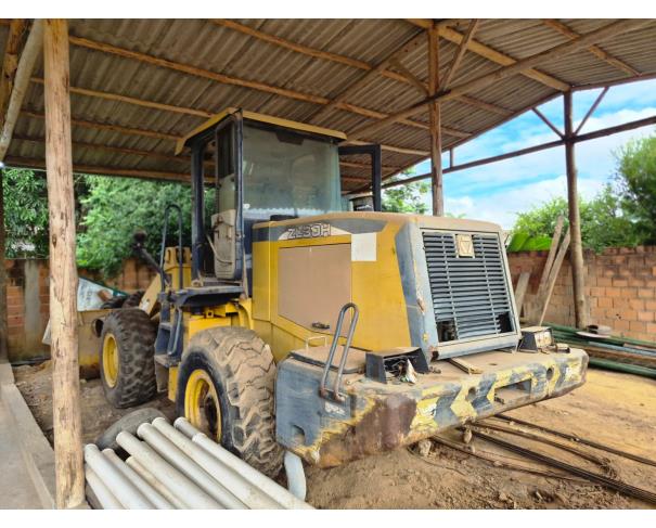 Foto de PÁ CARREGADEIRA XCMG, ZL30H, AMARELA, ANO 2013, NO ESTADO EM QUE SE ENCONTRA