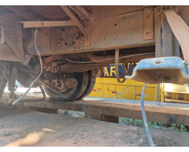 Foto de ONIBUS M.BENZ/INDUSCAR FOZ U, DIESEL, AMARELA, 2010/2010, CHASSI: 9BM384067AB723711, RENAVAM: 00226537030, NO ESTADO EM QUE SE ENCONTRA.