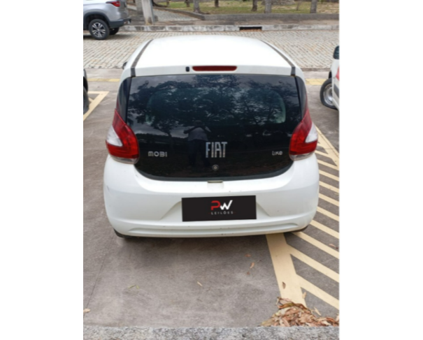 Foto de PAS/AUTOMOVEL/FIAT MOBI LIKE, ALCOOL/GASOLINA, BRANCA, 2018/2019, CHASSI: ...73735, NO ESTADO EM QUE SE ENCONRA.