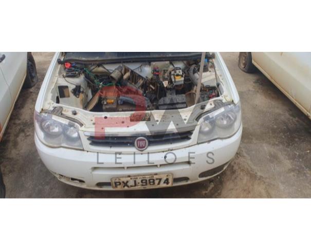 Foto de PASSAGEIRO / AUTOMOVEL FIAT/PALIO FIRE, ALCOOL/GASOLINA, BRANCA, 2015/2016, PLACA PXJ-9874, CHASSI: 9BD17122ZG7570402, RENAVAM: 01077846670, NO ESTADO EM QUE SE ENCONTRA. 