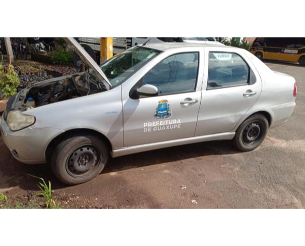 Foto de AUTOMOVEL FIAT/SIENA FIRE FLEX, ALCOOL/GASOLINA, PRATA, 2008/2009, CHASSI: 9BD17206G93472930, RENAVAM: 00119458756, NO ESTADO EM QUE SE ENCONTRA.