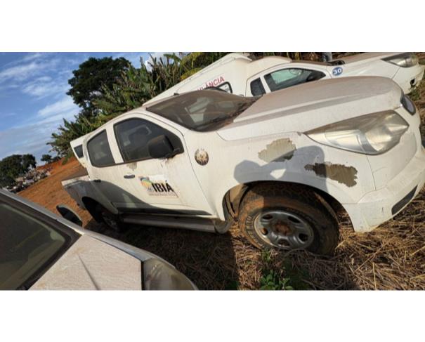 Foto de CAMINHONETE CHEVROLET/S10 LS DD4, DIESEL, BRANCA, 2014/2014, CHASSI: 9BG148DK0EC455527, RENAVAM: 01012569915, NO ESTADO EM QUE SE ENCONTRA.