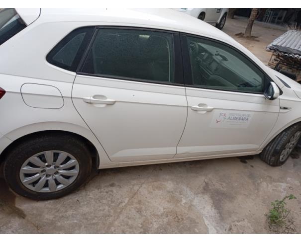 Foto de PAS/AUTOMOVEL VW/POLO MF, ACOOL/GASOLINA, BRANCA, 2019/2019, CHASSI: ...86371, NO ESTADO EM QUE SE ENCONTRA.