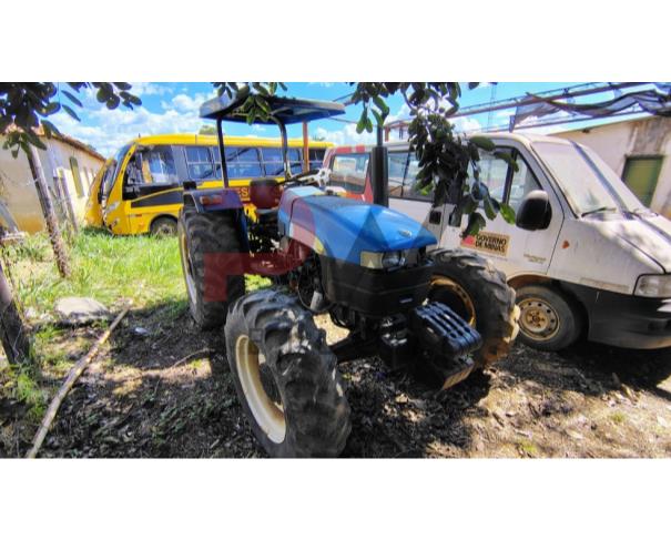 Foto de TRATOR NEW HOLLAND TT4030, AZUL, ANO 2012, NO ESTADO EM QUE SE ENCONTRA. 