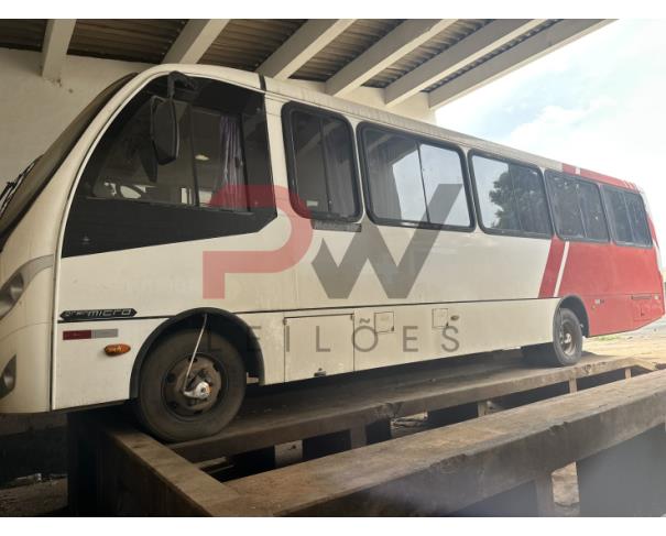Foto de ONIBUS AGRALE/MASCA GRANMICROSO, DIESEL, BRANCA, 2014/2014, CHASSI: ...00960, NO ESTADO EM QUE SE ENCONTRA. 