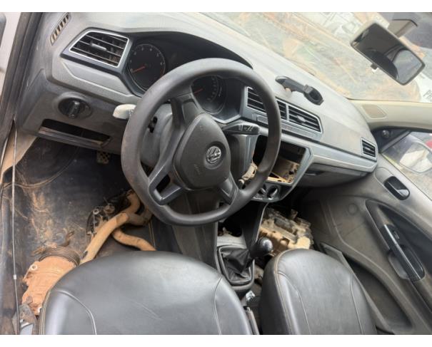 Foto de AUTOMOVEL VW/GOL 1.0L MC4, ALCOOL/GASOLINA, BRANCA, 2020/2021, CHASSI: 9BWAG45U2MT032459, RENAVAM: 01234447476, NO ESTADO EM QUE SE ENCONTRA.