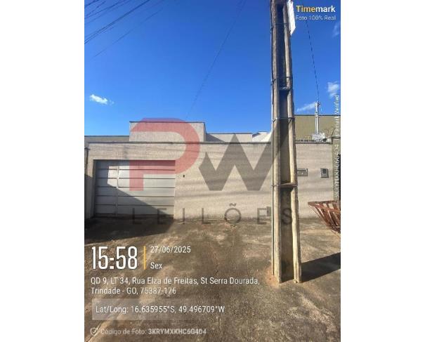 Foto de TRINDADE/GO - CASA - COND RES CANDIDO VILLAGE I - RUA LAUDELINA TOLEDO LIMA N. SN, CS 01 LT 01 QD 08 - SETOR SERRA DOURADA