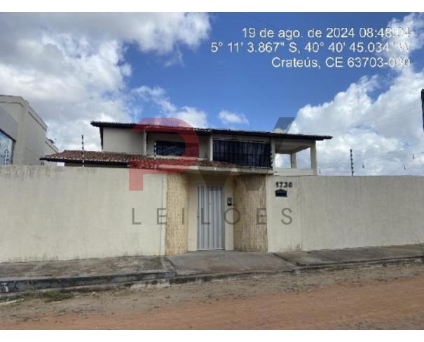 Foto de  CRATEUS/CE - CASA - RUA AFONSO CHAVES N. 1730 QD. 10 - PLANALTO